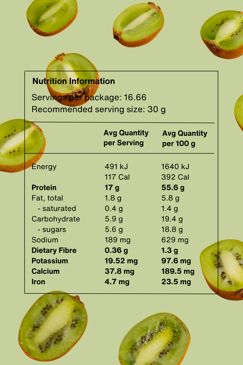 Pea Protein + Kiwifruit