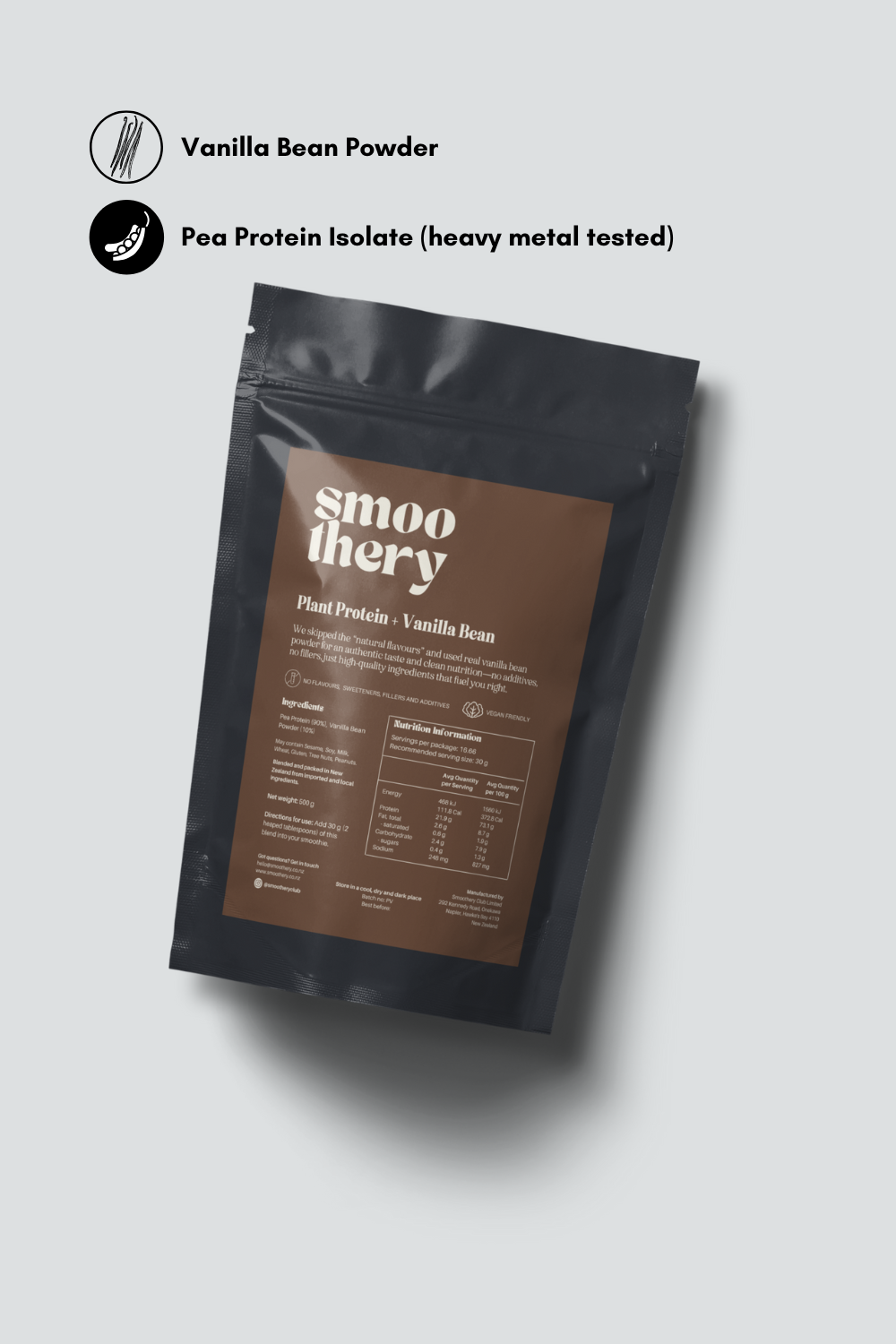 Pea Protein + Vanilla Bean